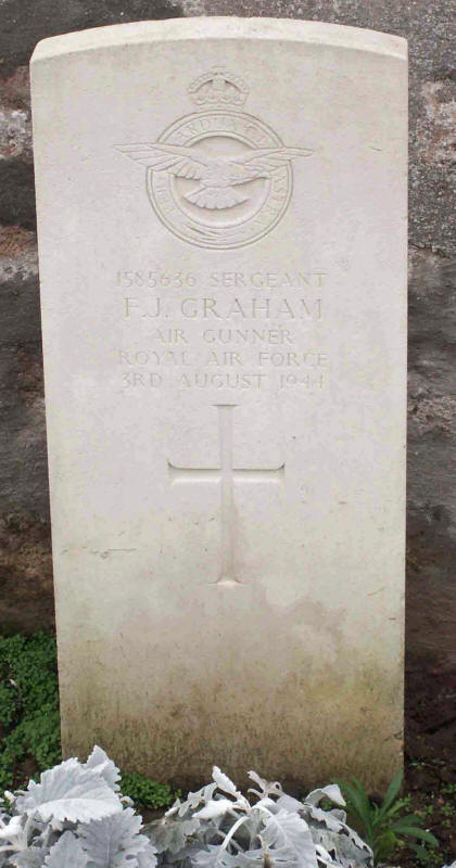 Sgt Francis James Graham<br/><br /><br />died August 3rd, 1944